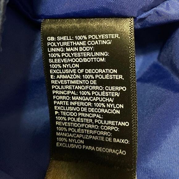 The North Face Thermoball TriClimate Blue Hooded Windbreaker Coat Jacket Size S - Picture 5 of 5